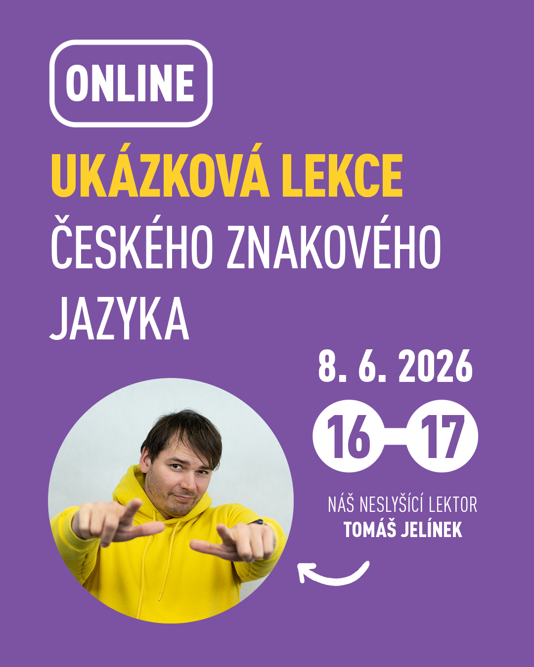 ukázková lekce ČZJ online 2026