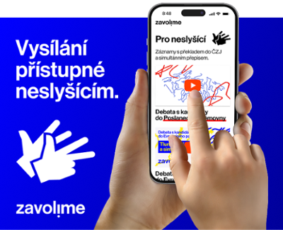 Studenstký projekt Zavolíme! je bezbariérový i pro neslyšící diváky