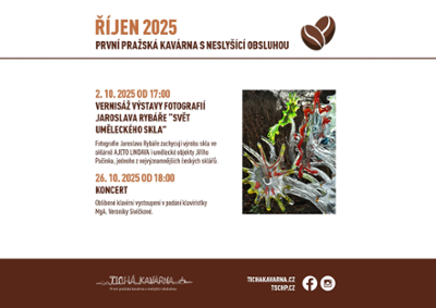 Program Tiché kavárny na říjen