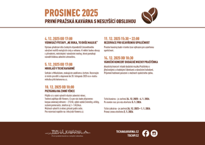 Program kavárny na prosinec