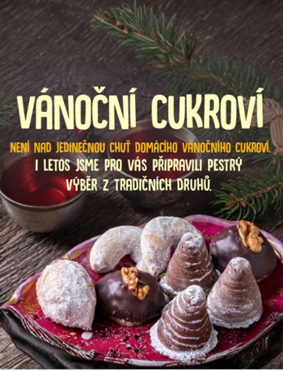 Vyzvedávání objednaného cukroví