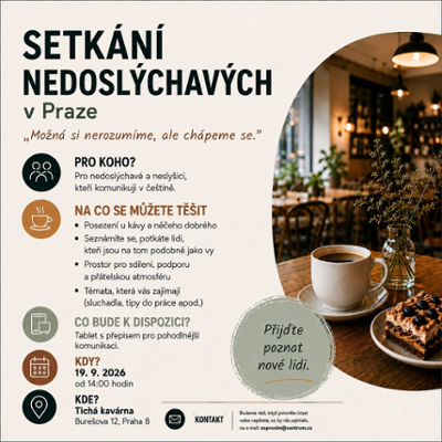 Setkání nedoslýchavých v Praze