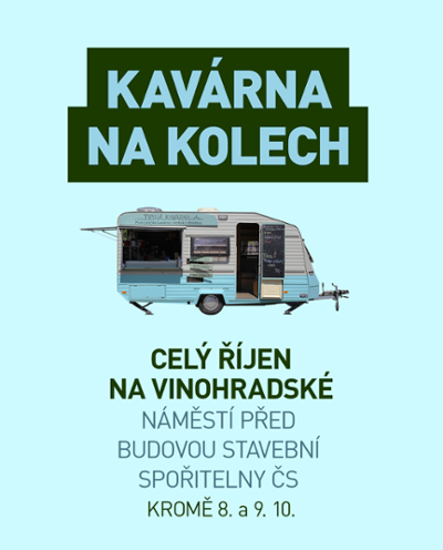 Cesty kavárny na kolech v říjnu