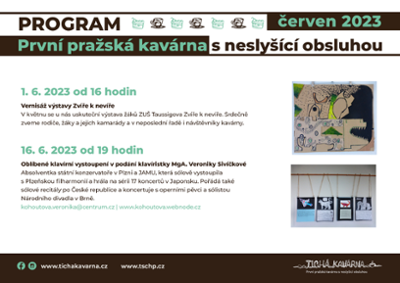 Program kavárny na červen 2023