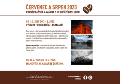 Program kavárny v létě